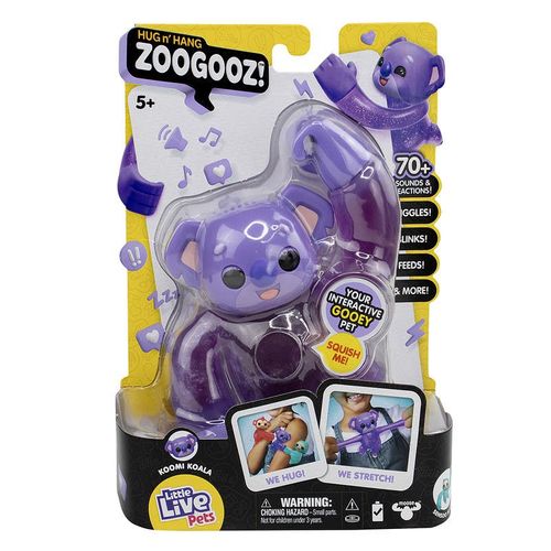 Mascota Live Pets Zoogooz Koala Morado Elástico de Fotorama