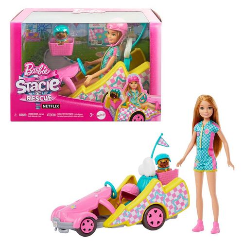 Barbie Stacie Al Rescate con Go Kart