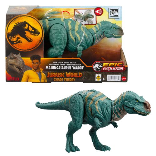 Jurassic World Dinosaurio Colección Majungasaurus Rugido Feroz HTK76