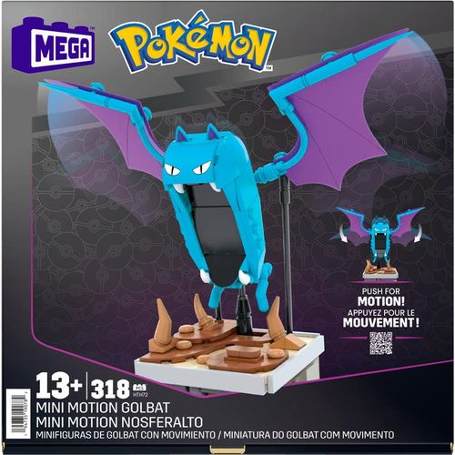 Pokémon Golbat  Mega Construx Collector con Movimiento HTH72