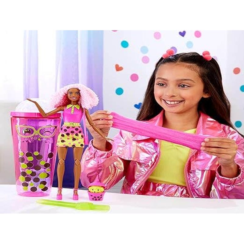Mattel-Barbie-Muñeca-Boba-Tea-Sorpresa-Rosa-HTJ18
