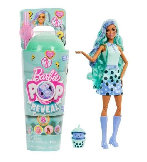 Barbie Muñeca Sorpresa Boba Tea Verde