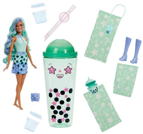 Barbie Muñeca Sorpresa Boba Tea Verde