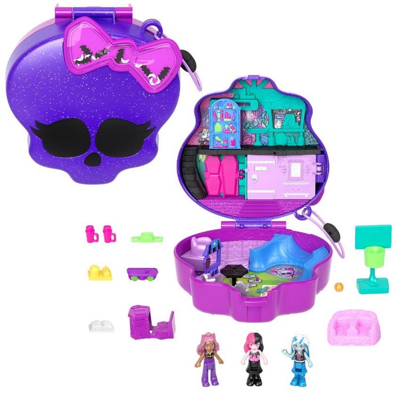 Mattel-Polly-Pocket-Set-Compacto-Monster-High-HVV58