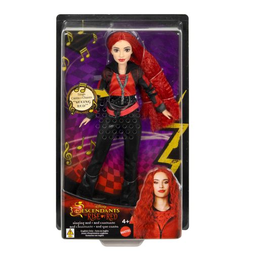 Disney Descendientes Fashion Doll Red con Música