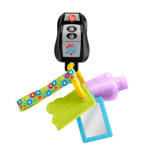 Juguetes para Bebés Fisher-Price Llaves con Control Remoto de Carro, Juega y Aprende