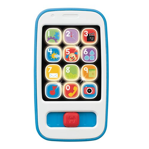 Juguetes para Bebés Fisher-Price Mi Primer Smartphone Azul, Crece Conmigo