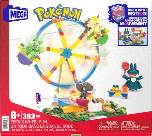 Pokémon Set de Juego Diversión En La Noria  Mega Bloks