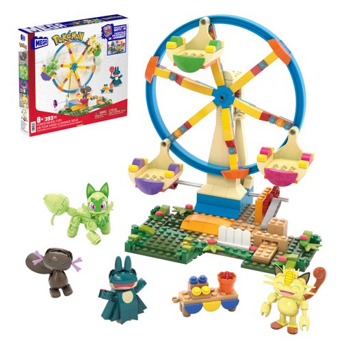Pokémon Set de Juego Diversión En La Noria  Mega Bloks