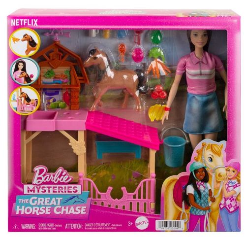 Barbie Set de Juegos Establo de los Caballos