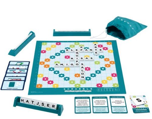Scrabble 2 en 1 Colaborativo Juegos de Mesa