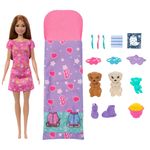 Mattel-Barbie-Set-Fiesta-Pijamas-Con-Perritos-HXN01