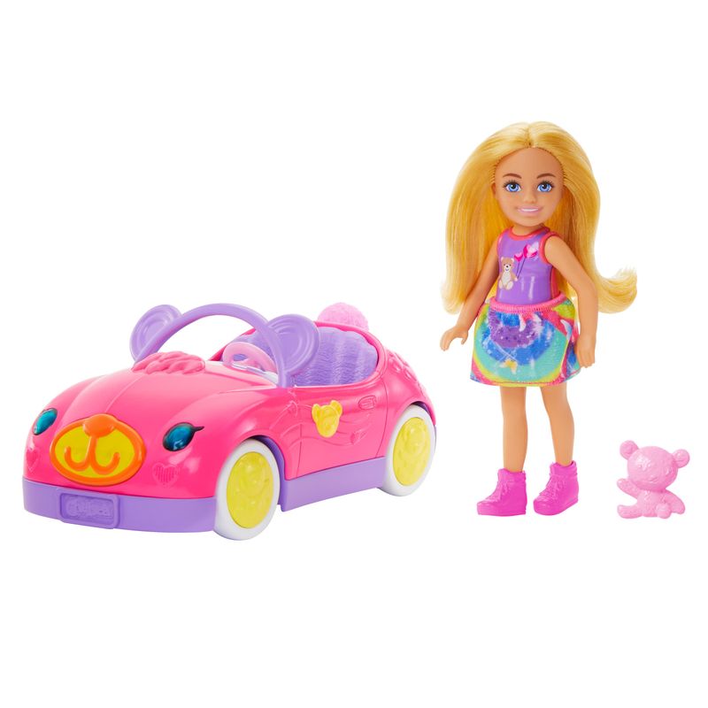 Mattel-Barbie-Set-Chelsea-Muñeca-Y-Auto-Osito-HXN05