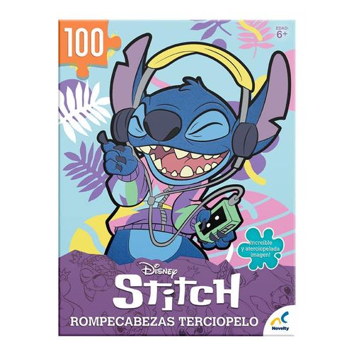 Rompecabezas Stitch Afelpado 100 Piezas