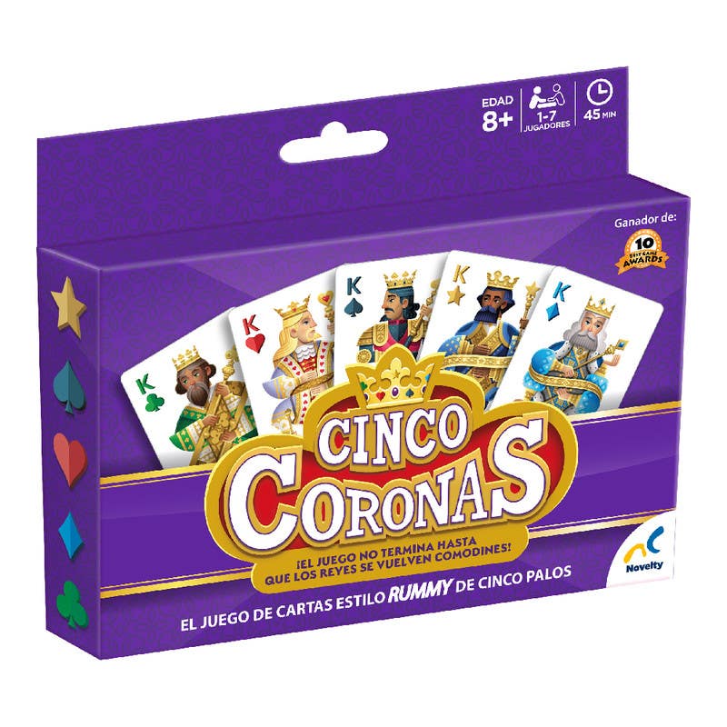 Novelty-Juego-De-Cartas-De-Five-Crowns-JCA-4282