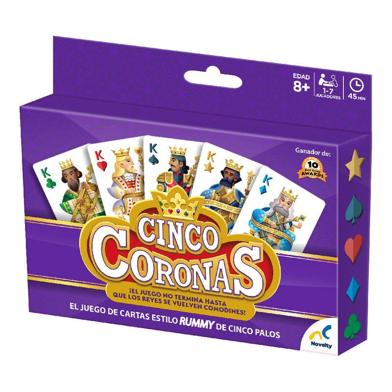 Novelty-Juego-De-Cartas-De-Five-Crowns-JCA-4282