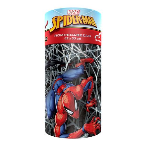 Rompecabezas Spiderman, Estuche de Tubo 60 Piezas