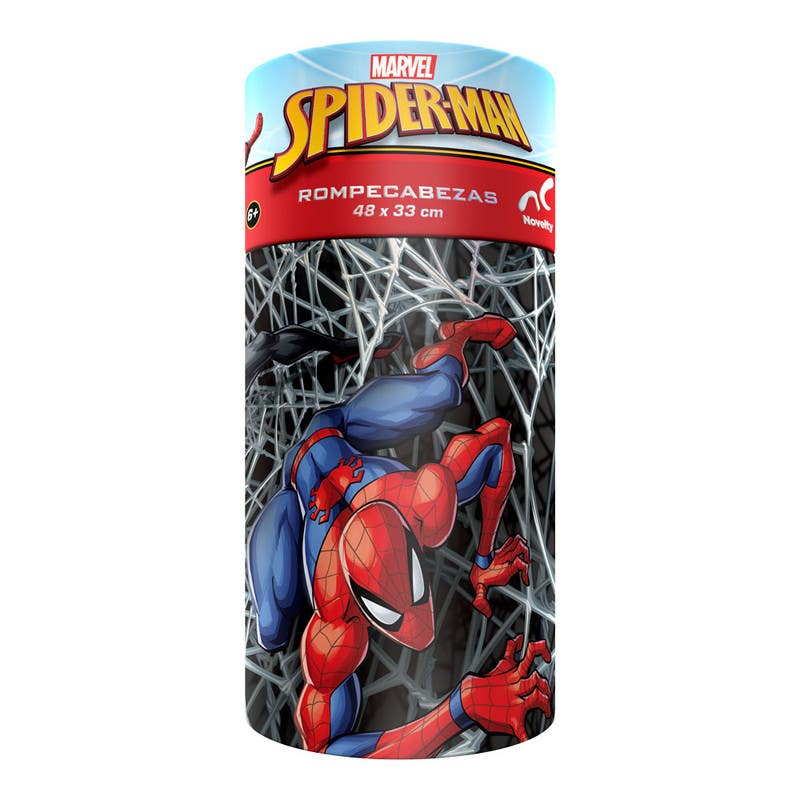 Novelty-Rompecabezas-Cilindro-Spiderman-60-Pzas-JCA-4316
