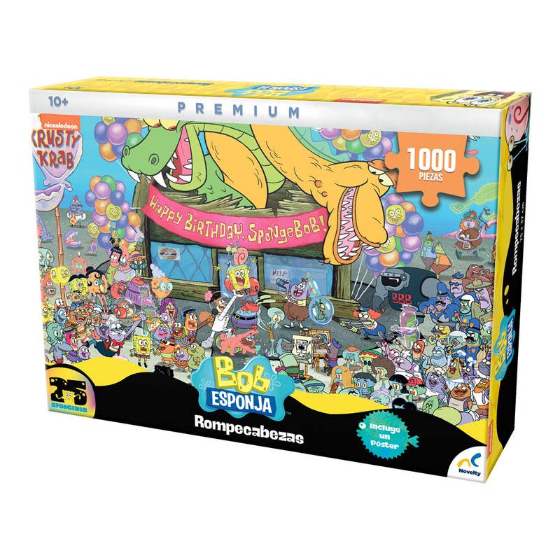Novelty-Rompecabezas-Premium-De-1000-Pzas-Bob-Esponja-JCA-4321