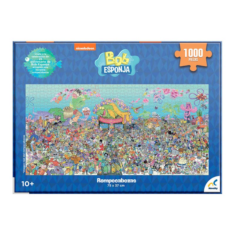 Novelty-Rompecabezas-Premium-De-1000-Pzas-Bob-Esponja-JCA-4321