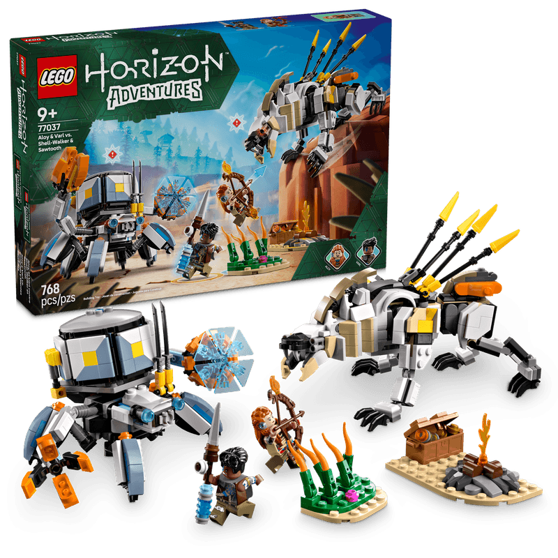 PREVENTA-LEGO-Horizon--Aloy-y-Varl-vs.-Cangrejo-y-Dientes-Serrados-77037