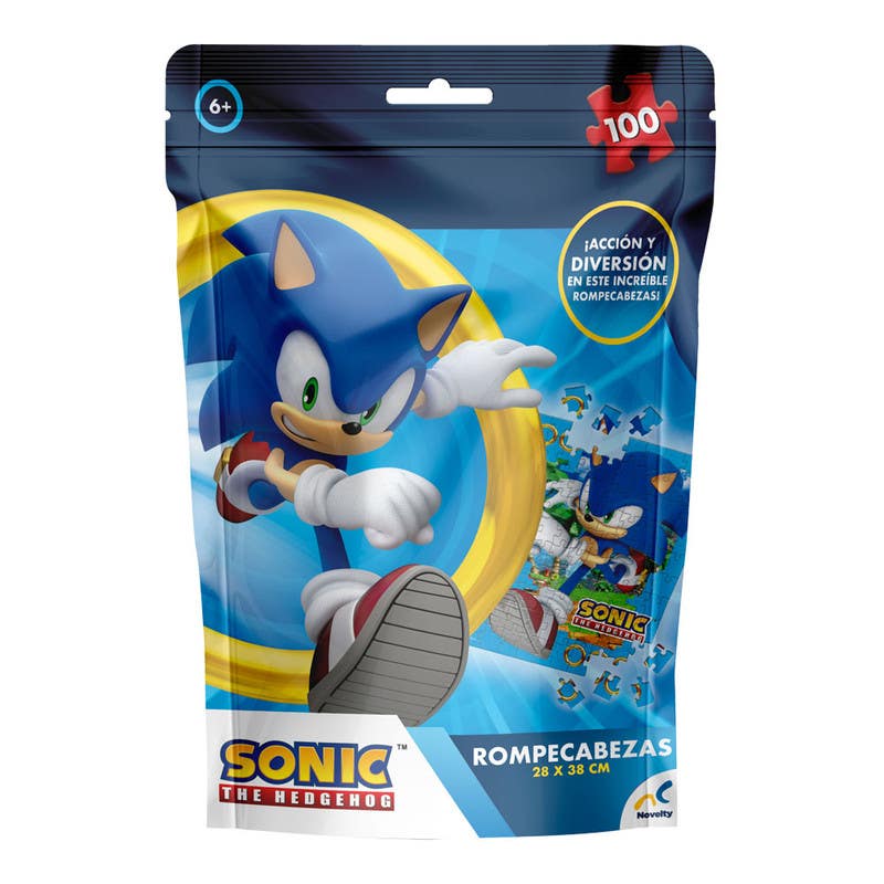 Novelty-Rompecabezas-Bolsa-Foil-Sonic-JCA-4247