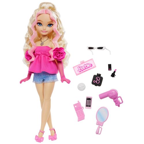 Barbie Malibú con 9 accesorios