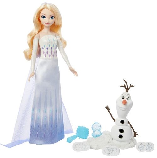 Disney Princesas Frozen Fashion Doll ,  Figura de Elsa y Olaf