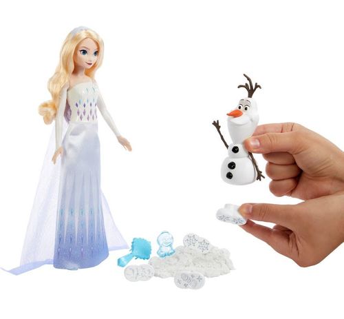 Disney Princesas Frozen Fashion Doll ,  Figura de Elsa y Olaf