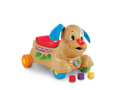 Juguetes para Bebés Fisher-Price Andadera Perrito Camina Conmigo Luces y Sonido