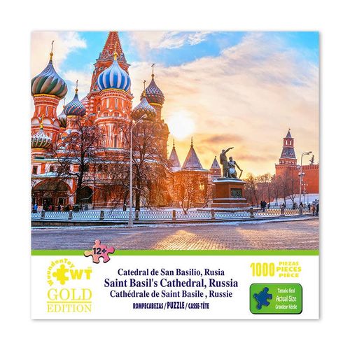 Rompecabezas Catedral de San Basilio de 1000 Piezas