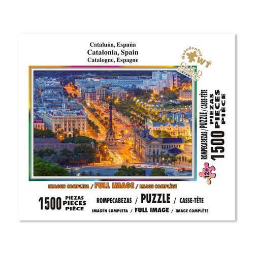 Rompecabezas Cataluña, España de 1500 Piezas