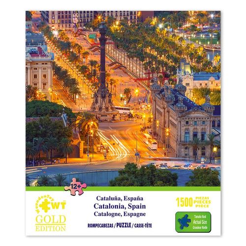 Rompecabezas Cataluña, España de 1500 Piezas