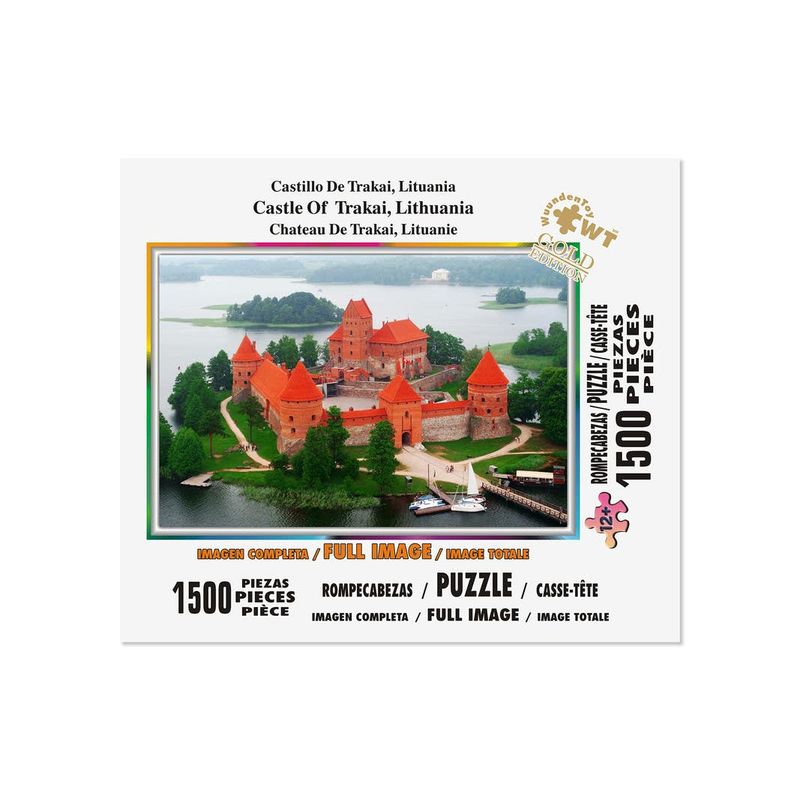 Wuundentoy-Gold-Edition-Castillo-De-Trakai-Lituania-1500-pzas