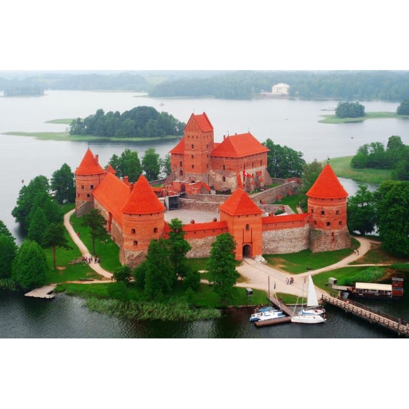 Wuundentoy-Gold-Edition-Castillo-De-Trakai-Lituania-1500-pzas