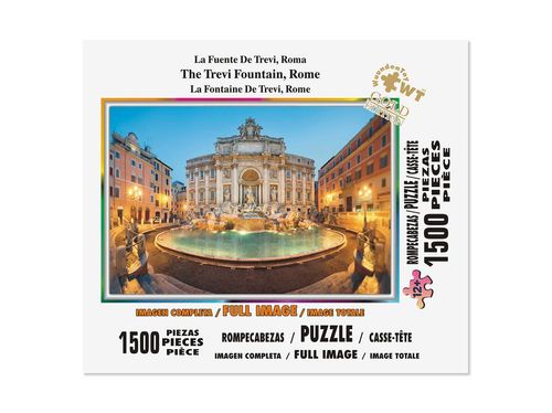 Rompecabezas La Fuente De Trevi, Roma de 1500 Piezas