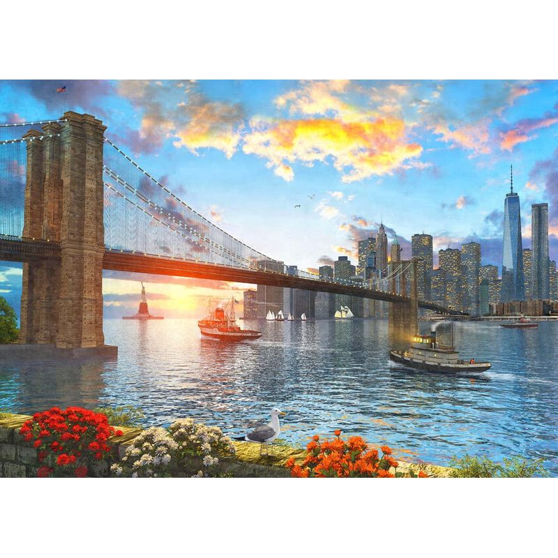Wuundentoy-Gold-Edition-Puente-De-Brooklyn-Al-Atardecer-1500-pzas