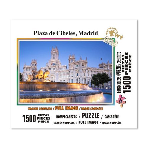 Rompecabezas Plaza De Cibeles, Madrid de 1500 Piezas
