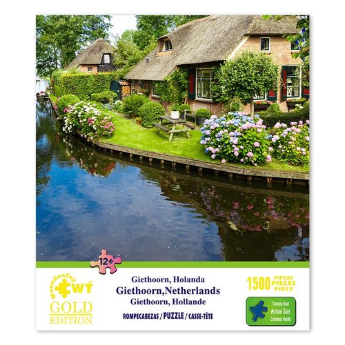Rompecabezas Giethoorn, Holanda de 1500 Piezas