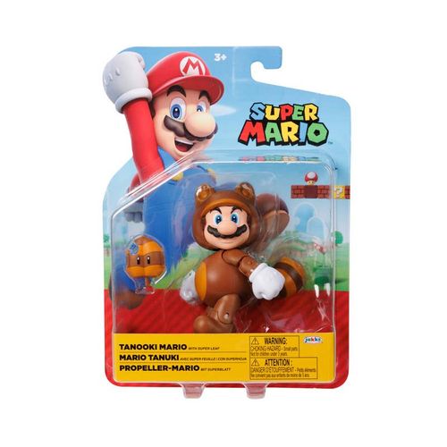 Mario Bross Figura de Acción de Tanooki Mario