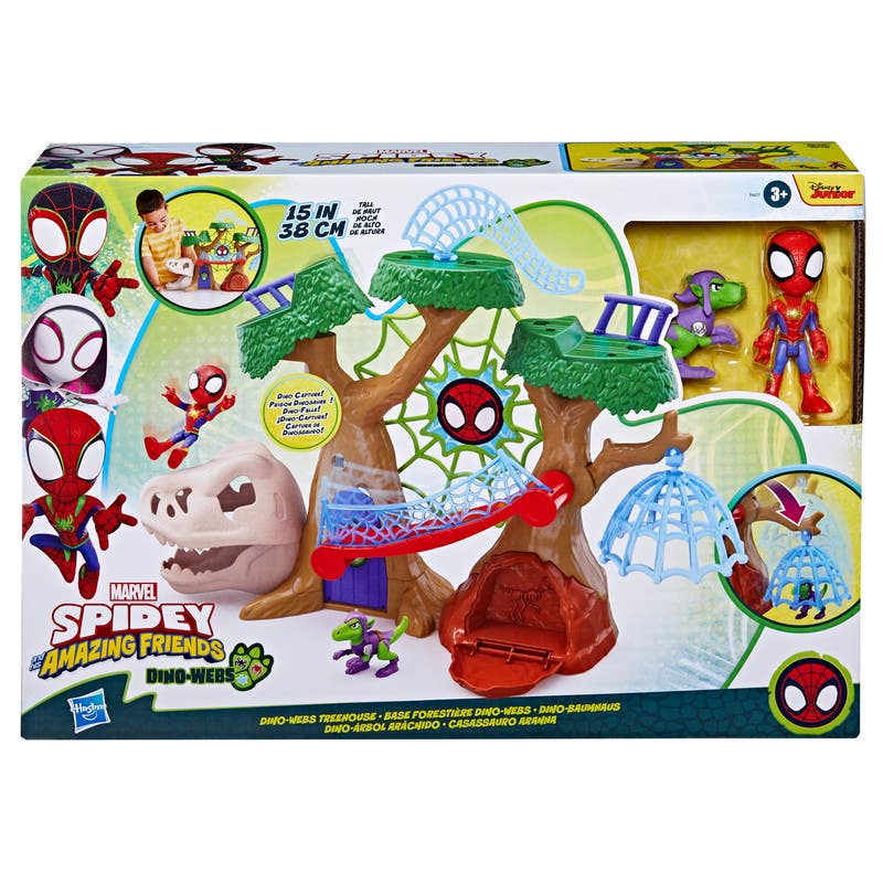 Hasbro-Marvel-Spidey-And-His-Amazing-Friends-Dino-Arbol-Aracnido-F9477