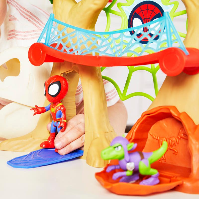Hasbro-Marvel-Spidey-And-His-Amazing-Friends-Dino-Arbol-Aracnido-F9477