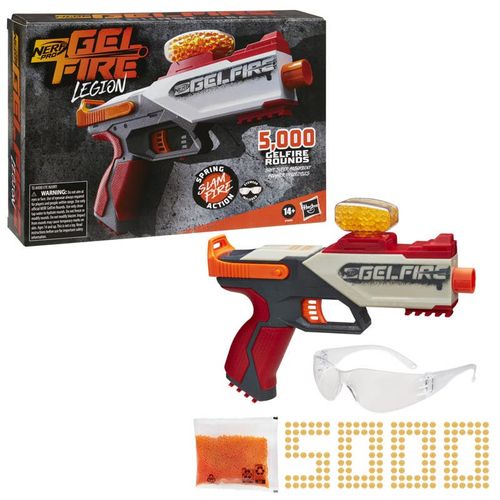 Nerf Lanzador de Gelfire Legion con Bolsa de 5 mil Bolitas