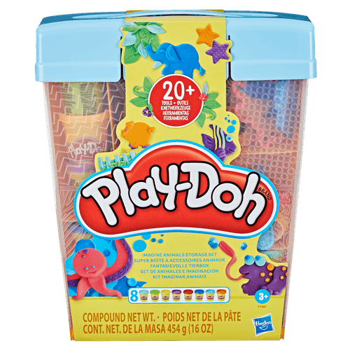 Play-Doh Set de Juegos Animales e Imaginacón con 23 Accesorios y 8 Latas