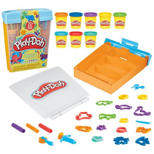 Play-Doh Set de Juegos Animales e Imaginacón con 23 Accesorios y 8 Latas