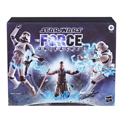 Hasbro Star Wars Black Series Set de Colección The Force Unleashed Con 3 Figuras y Accesorios F6995