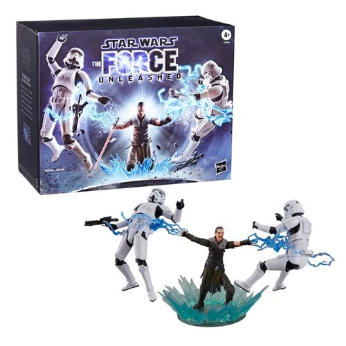 Hasbro Star Wars Black Series Set de Colección The Force Unleashed Con 3 Figuras y Accesorios F6995