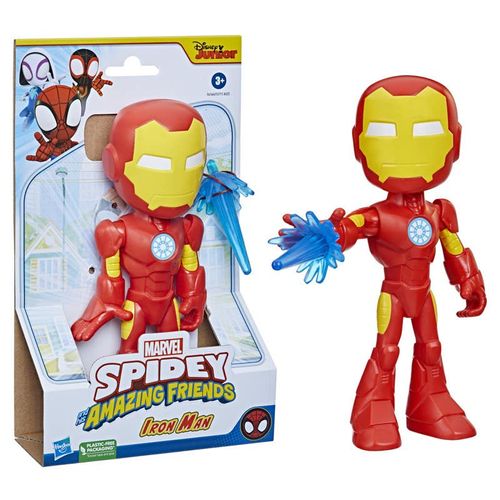 Spiderman Muñeco Iron Man 22.5cms, Spidey y sus Amigos