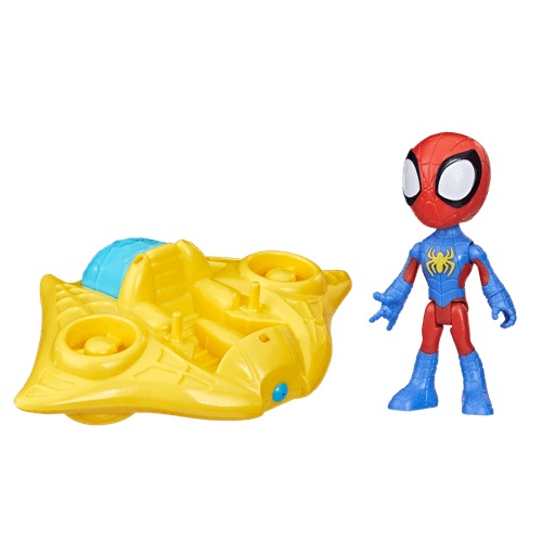 Spiderman Set de Figuras de Spidey con Nave Acuática