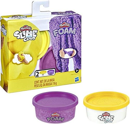 Play-Doh Set de Juegos de Slime y Súper Cloud Amarillo y Morado
